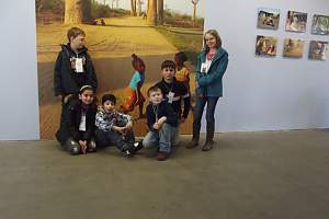Die Rasenden Kinder Kultur Reporter // Rasende Kinder Kultur Reporter Neuenhaus beim Kunstverein Neuenhaus