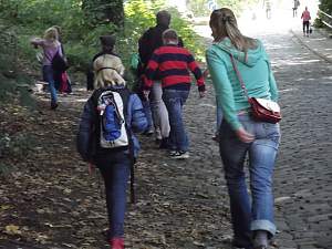 Besuch der Rasenden Kinder-Kultur-Reporter im Sandsteinmuseum Bad Bentheim// Copyright: abz GmbH