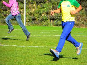 Fußball spielen beim SV Borussia in Schüttorf/ Copyright: www.arbeit-bildung-zukunft.de